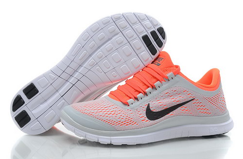 Nike Free 3.0 V5 Womens Grey Orange Uk